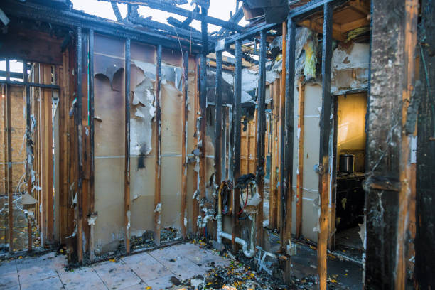 Professional Fire Damage Assessment technician working in Frenchtown, NJ